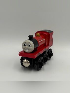 RARE Vintage Thomas the Train & Friends Wooden Railway Celebration James Toy Car